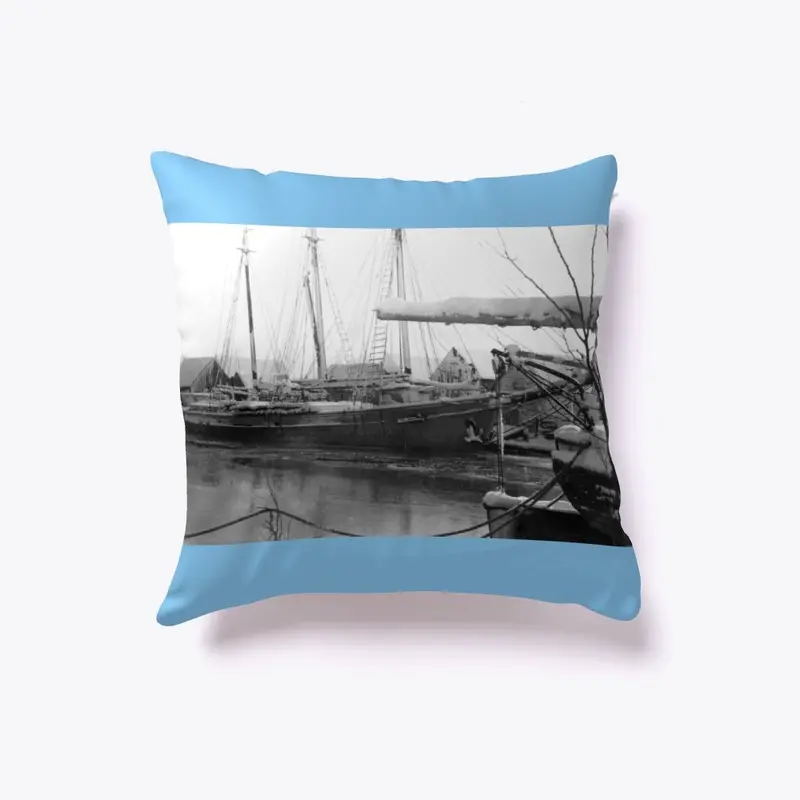 Down to the Sea in Ships Pillow 