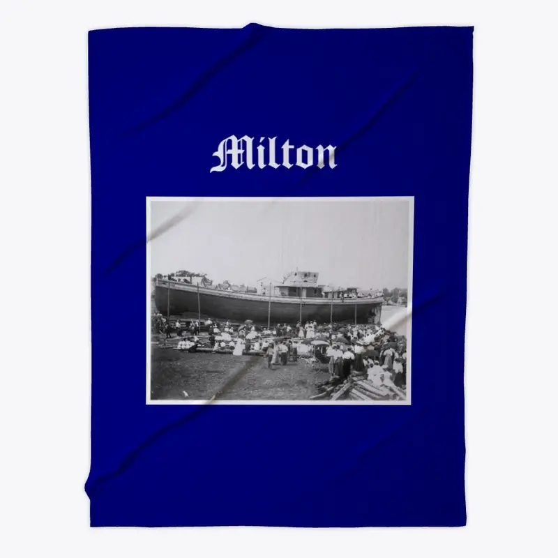 Historic Launching Day MHS Throw Blanket