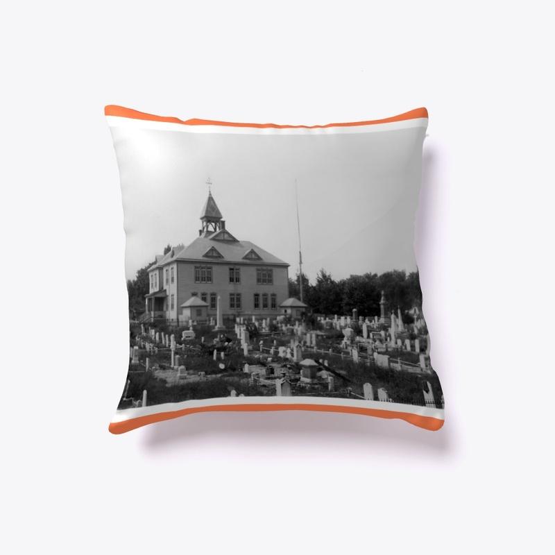 Artsy MHS Goshen Cemetery Pillow 